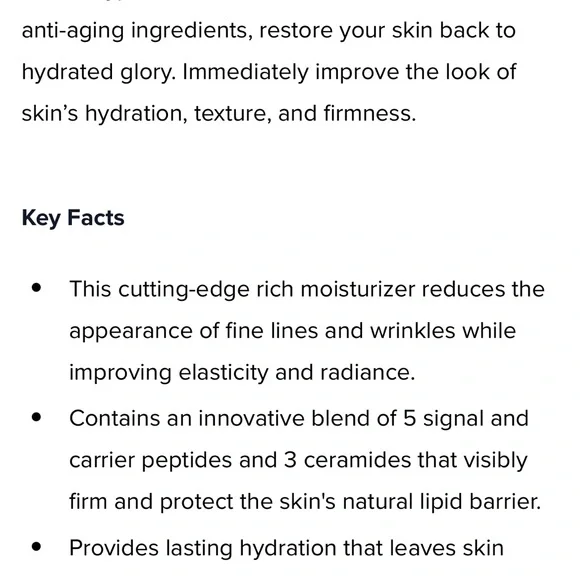 DRMTLGY  Peptide and Ceramide Night Cream, NEW, SAFETY SEALED - Picture 7 of 7